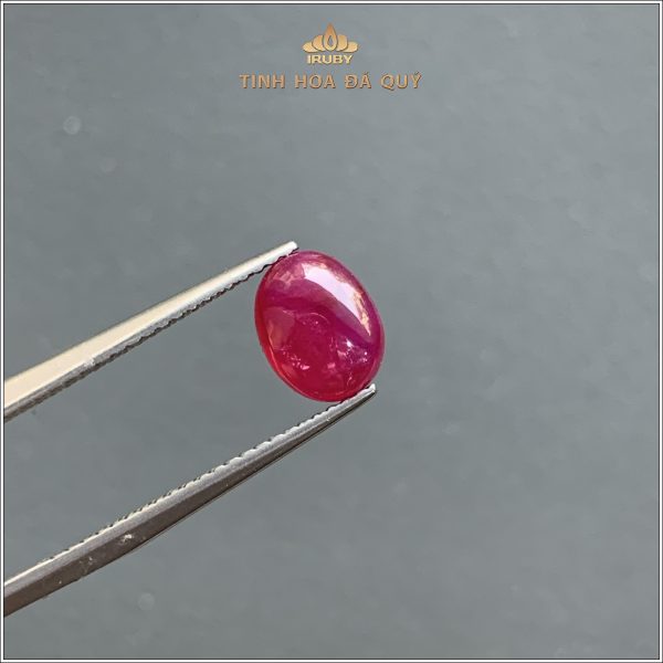 Viên Ruby cabochon đỏ hồng Lục Yên 2,07ct - IRRC194 2312207 hình ảnh 2