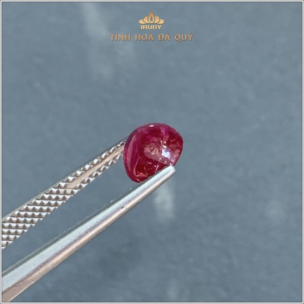 Viên Ruby cabochon đỏ huyết Lục Yên 1,05ct - IRRC187 2312105 hình ảnh 3