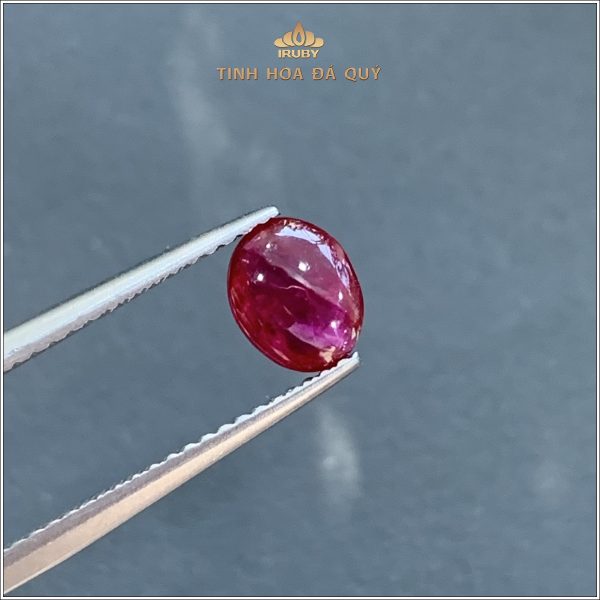 Viên Ruby cabochon đỏ huyết Lục Yên 1,05ct - IRRC187 2312105 hình ảnh 5