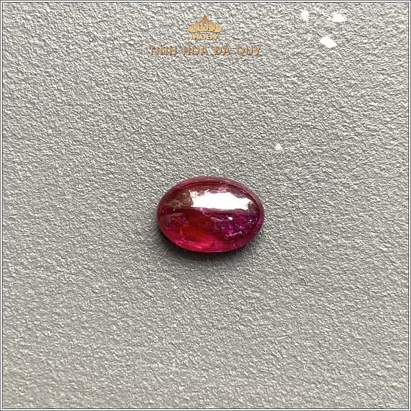 Viên Ruby cabochon đỏ huyết Lục Yên 2,93ct - IRRC197 2312293 hình ảnh 4