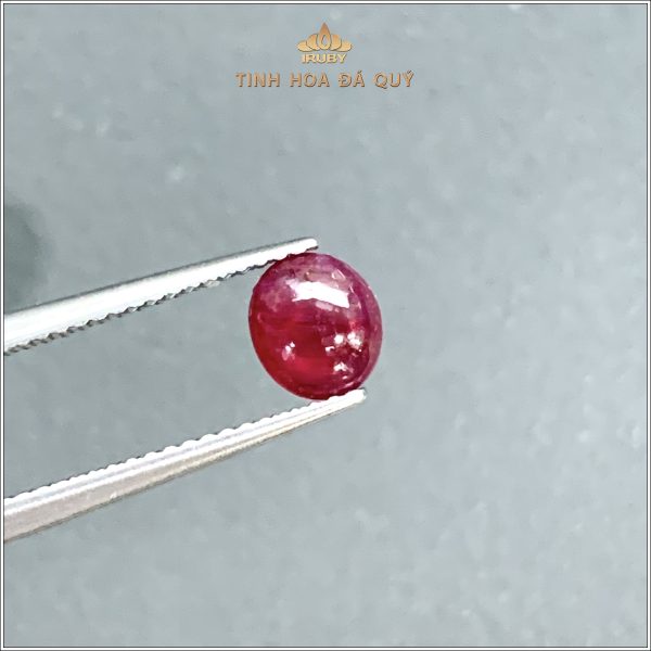 Viên Ruby cabochon huyết kính Lục Yên 1,03ct - IRRC199 2312103 hình ảnh 2