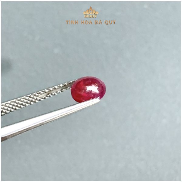 Viên Ruby cabochon huyết kính Lục Yên 1,03ct - IRRC199 2312103 hình ảnh 4