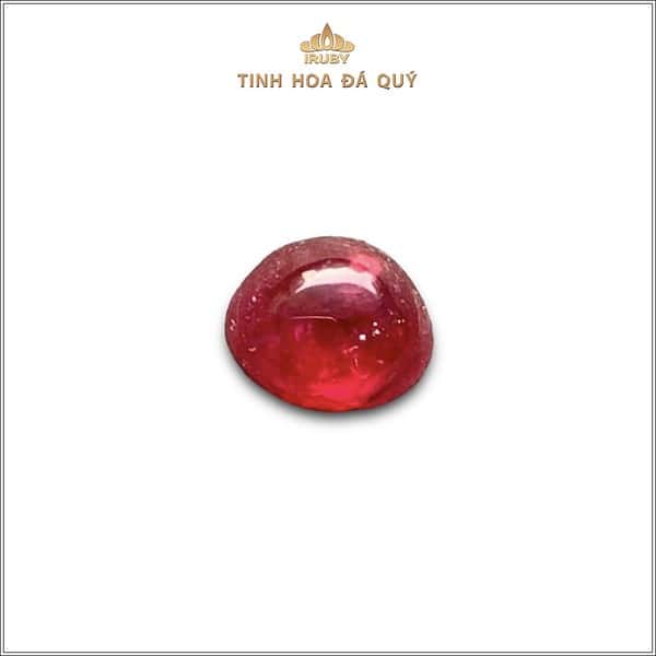 Viên Ruby cabochon huyết kính Lục Yên 1,73ct - IRRC193 2312173 hình ảnh