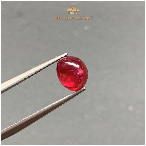 Viên Ruby cabochon huyết kính Lục Yên 1,73ct - IRRC193 2312173 hình ảnh 2