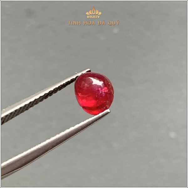 Viên Ruby cabochon huyết kính Lục Yên 1,73ct - IRRC193 2312173 hình ảnh 5