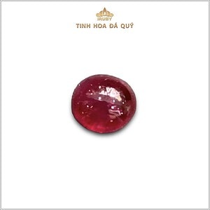 Viên Ruby cabochon huyết kính lục yên 1,22ct - IRRC189 2312122 hình ảnh