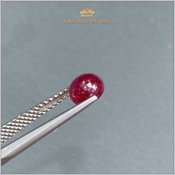 Viên Ruby cabochon huyết kính lục yên 1,22ct - IRRC189 2312122 hình ảnh 5