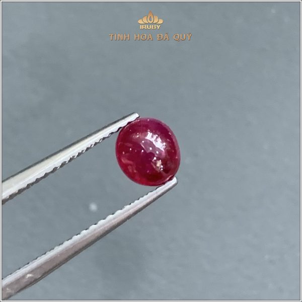 Viên Ruby cabochon huyết kính lục yên 1,22ct - IRRC189 2312122 hình ảnh 6