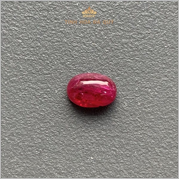 Viên Ruby cabochon huyết kính lục yên 1,74ct - IRRC192 2312174 hình ảnh 1