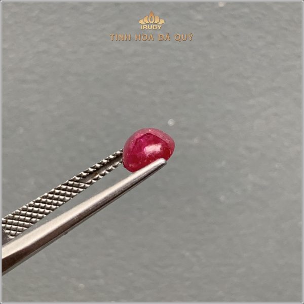 Viên Ruby cabochon huyết kính lục yên 1,74ct - IRRC192 2312174 hình ảnh 4