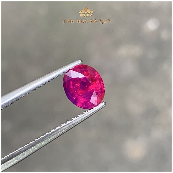 Viên Ruby facet đỏ có cháo đẹp 0,83ct - IRRF178 2312083 hình ảnh 1