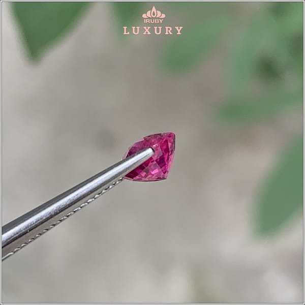 Viên Ruby facet đỏ hồng Lục Yên 2,20ct Luxury - IRRF182 2312220 hình ảnh 2