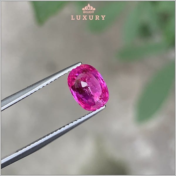 Viên Ruby facet đỏ hồng Lục Yên 2,20ct Luxury - IRRF182 2312220 hình ảnh 3