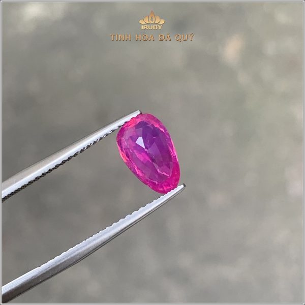 Viên Ruby facet đỏ hồng có sắc cháo đồng đẹp 1,75ct - IRRF177 2312175 hình ảnh 4