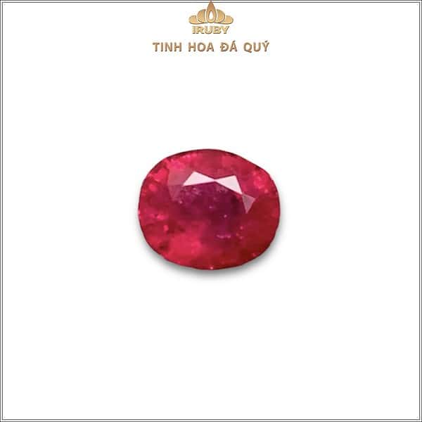 Viên Ruby facet đỏ huyết rực lửa 0,80ct - IRRF179 2312080 hình ảnh