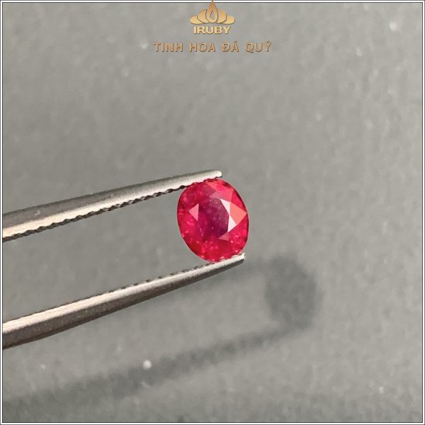 Viên Ruby facet đỏ huyết rực lửa 0,80ct - IRRF179 2312080 hình ảnh 1