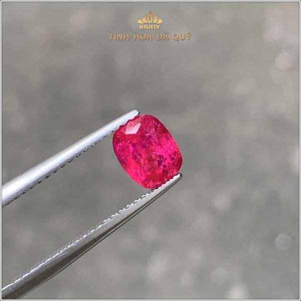 Viên Ruby facet màu đỏ hồng 1,39ct - IRRF176 2312139 hình ảnh 1