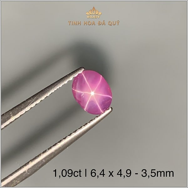 Viên Ruby sao nét căng tự nhiên 100% 1,09ct - IRSR185 2312109 hình ảnh 4