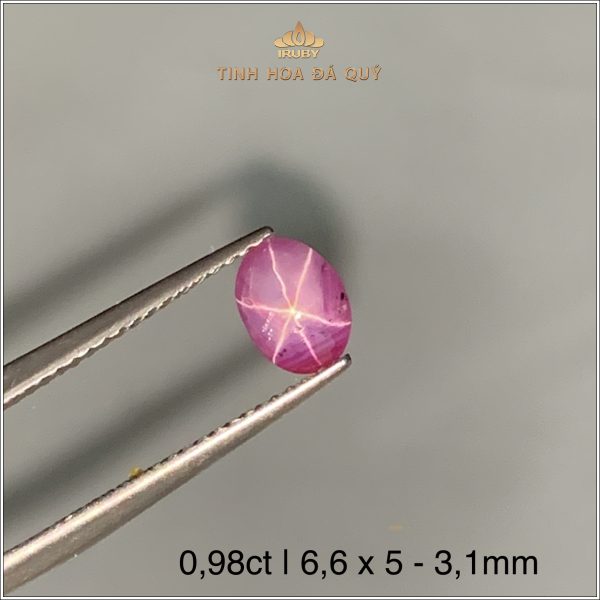 Viên Ruby sao tự nhiên 100% 0,98ct - IRSR184 2312098 hình ảnh 4