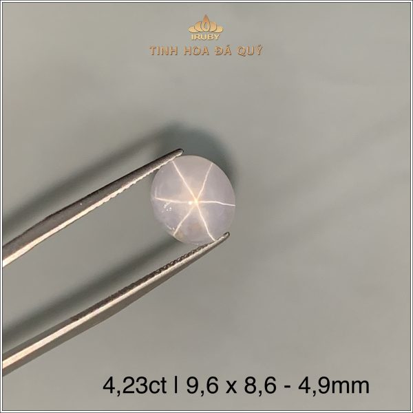 Viên Sapphire sao trắng tự nhiên 100% 4,23ct - IRSP151 2312423 hình ảnh 3