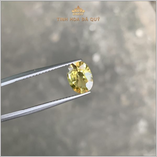 Viên Sapphire vàng thiên nhiên 100% 1,71ct - IRYS145 2312171 hình ảnh 2