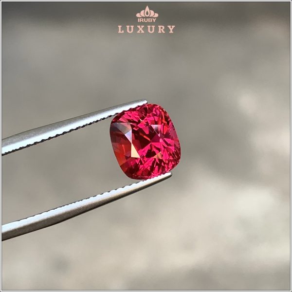 Viên Spinel đỏ Lục Yên tự nhiên 100% 3,25ct - IRSI73 2312325 hình ảnh 2