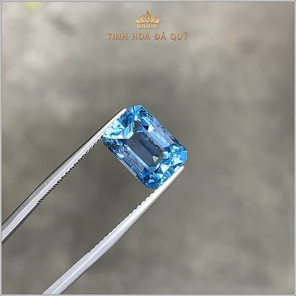 Đá Aquamarine xanh biển chiếu đẹp 4,33ct - IRAQ12 2401433 hình ảnh 1