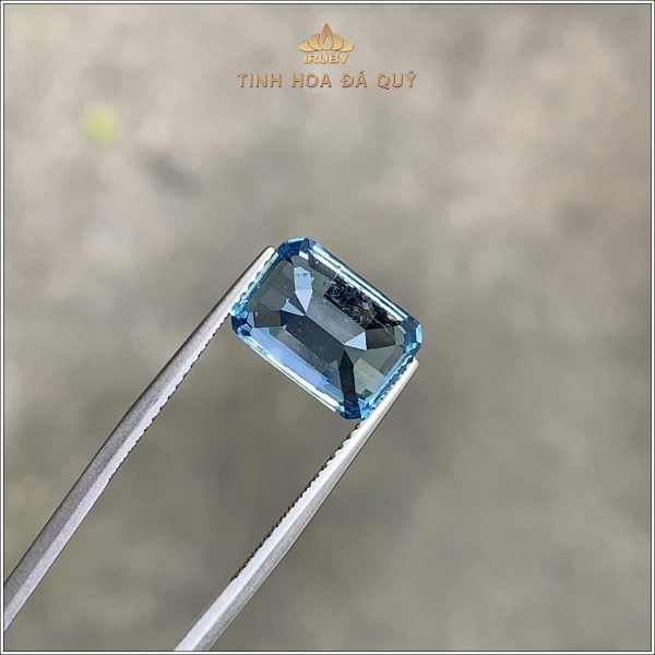 Đá Aquamarine xanh biển chiếu đẹp 4,33ct - IRAQ12 2401433 hình ảnh 4