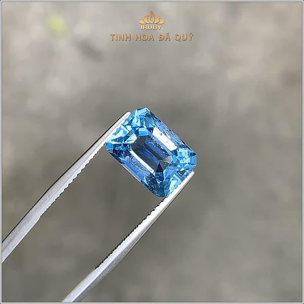 Đá Aquamarine xanh biển chiếu đẹp 4,33ct - IRAQ12 2401433 hình ảnh 5