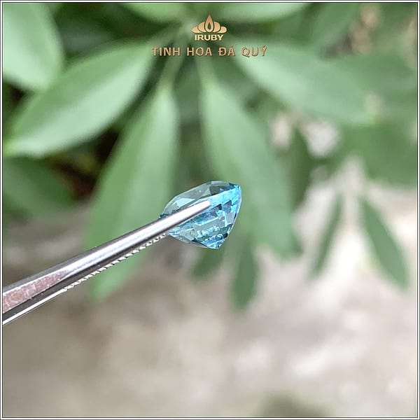 Đá Aquamarine xanh biển gam màu đẹp nhất 5,00ct - IRAQ11 2401500 hình ảnh 3