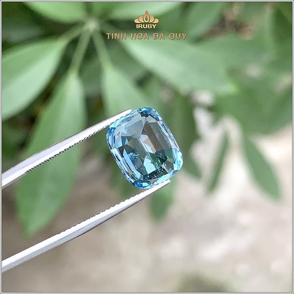 Đá Aquamarine xanh biển gam màu đẹp nhất 5,00ct - IRAQ11 2401500 hình ảnh 4