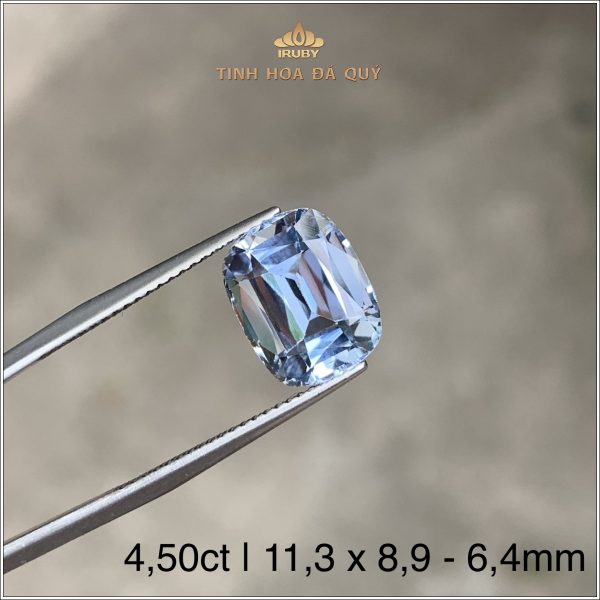 Đá Aquamarine xanh biển tự nhiên 100% 4,50ct - IRAQ07 2401450 hình ảnh 2