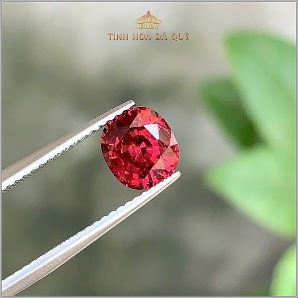 Đá Garnet màu đỏ hồng tự nhiên 100% 1,65ct - IRGN105 2401165 hình ảnh 1