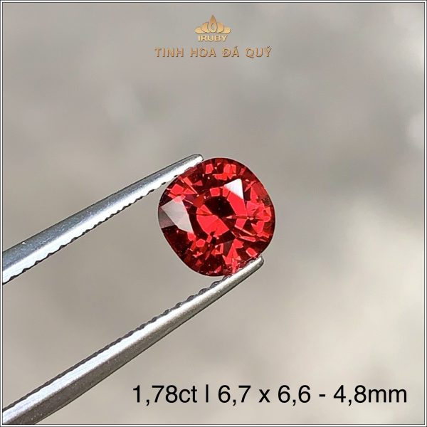 Đá Garnet màu đỏ hồng tự nhiên 100% 1,78ct - IRGN110 2401178 hình ảnh 2