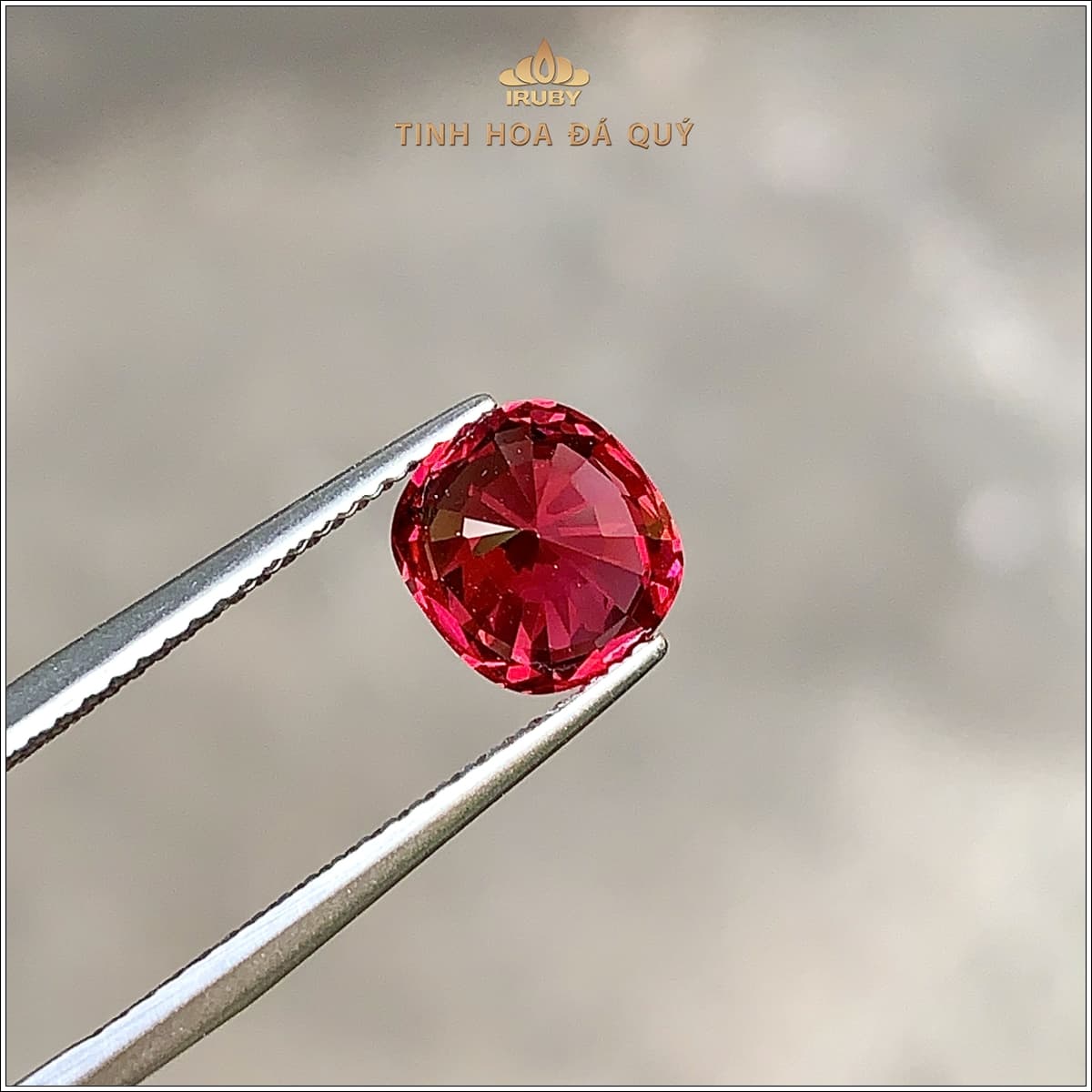 Đá Garnet màu đỏ hồng tự nhiên 100% Lục Yên 2,19ct – IRGN108 2401219