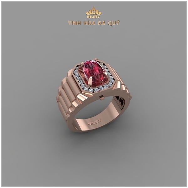 Mẫu 3D nhẫn nam Ruby sao Rolex - IRRB 237271 hình ảnh 2