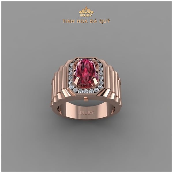 Mẫu 3D nhẫn nam Ruby sao Rolex - IRRB 237271 hình ảnh 3