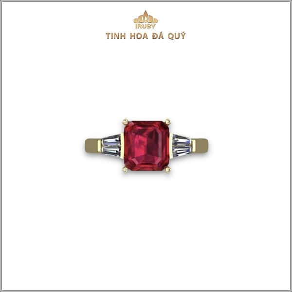 Mẫu 3D nhẫn nữ Garnet - IRGN 2401283 hình ảnh