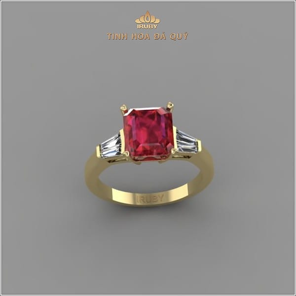 Mẫu 3D nhẫn nữ Garnet - IRGN 2401283 hình ảnh 1