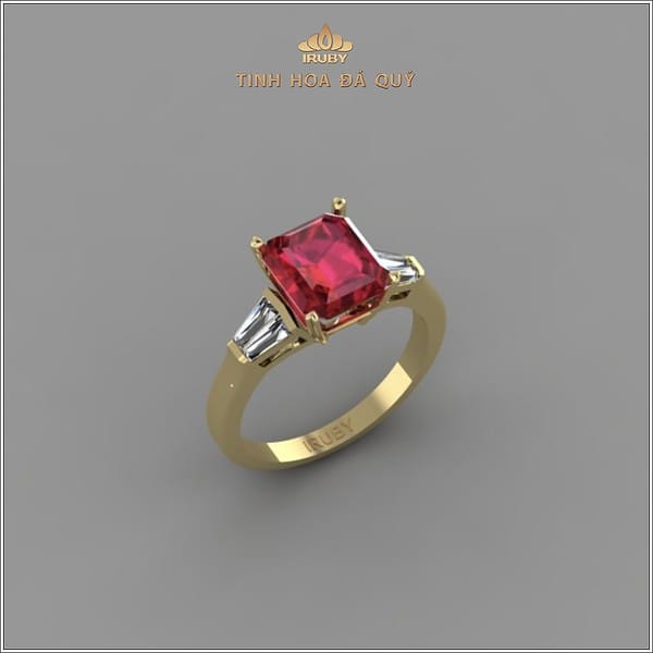 Mẫu 3D nhẫn nữ Garnet - IRGN 2401283 hình ảnh 2