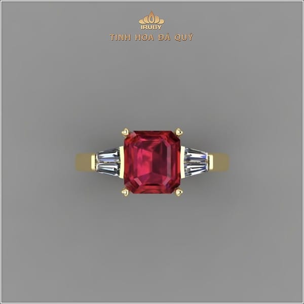 Mẫu 3D nhẫn nữ Garnet - IRGN 2401283 hình ảnh 3