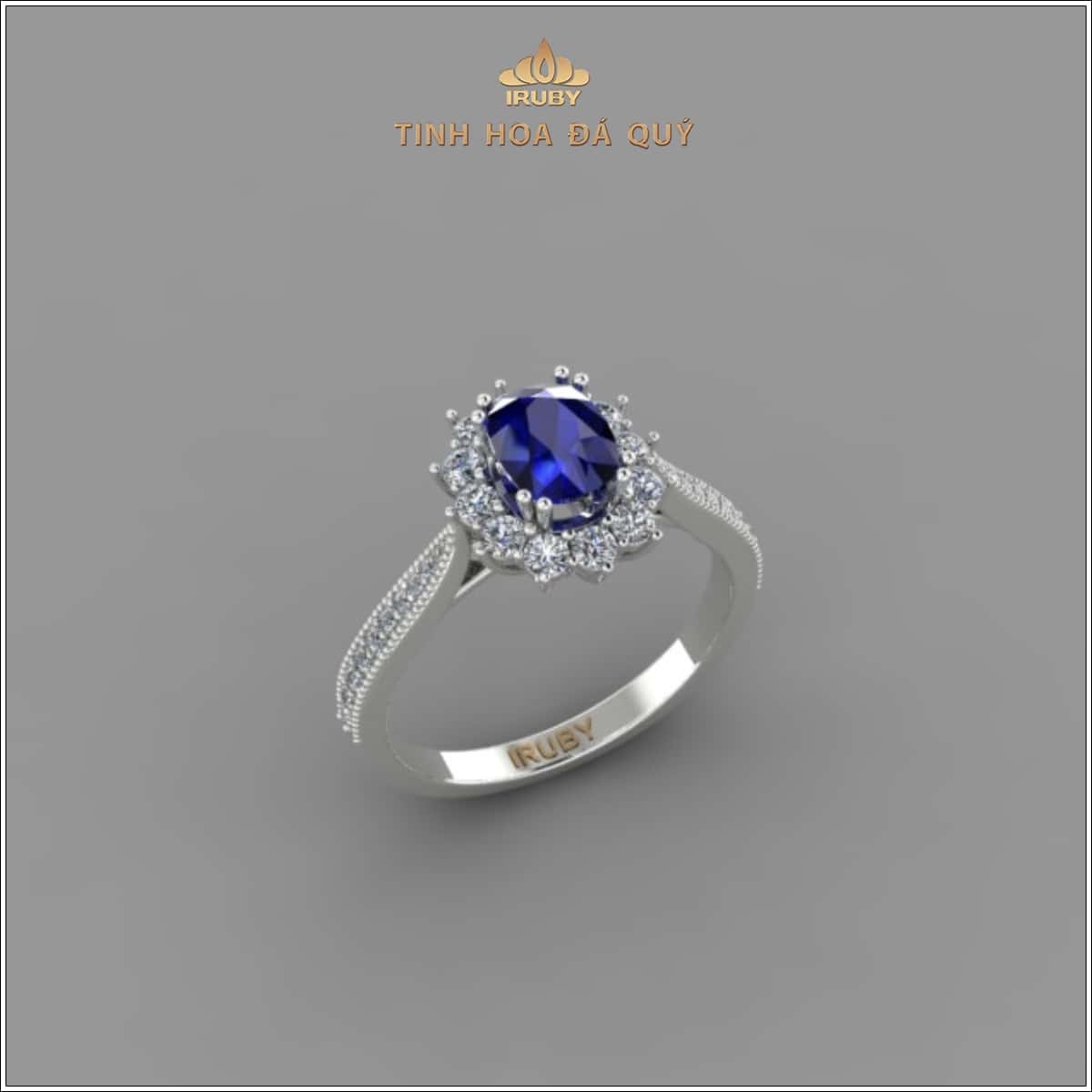 Mẫu 3D nhẫn nữ Sapphire – IRSP 2401007