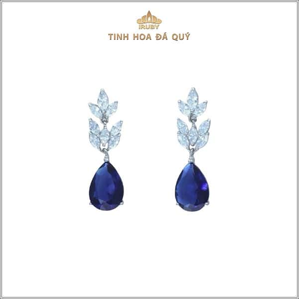 Mẫu đôi hoa tai Sapphire Crystal - IRBS 240113 hình ảnh