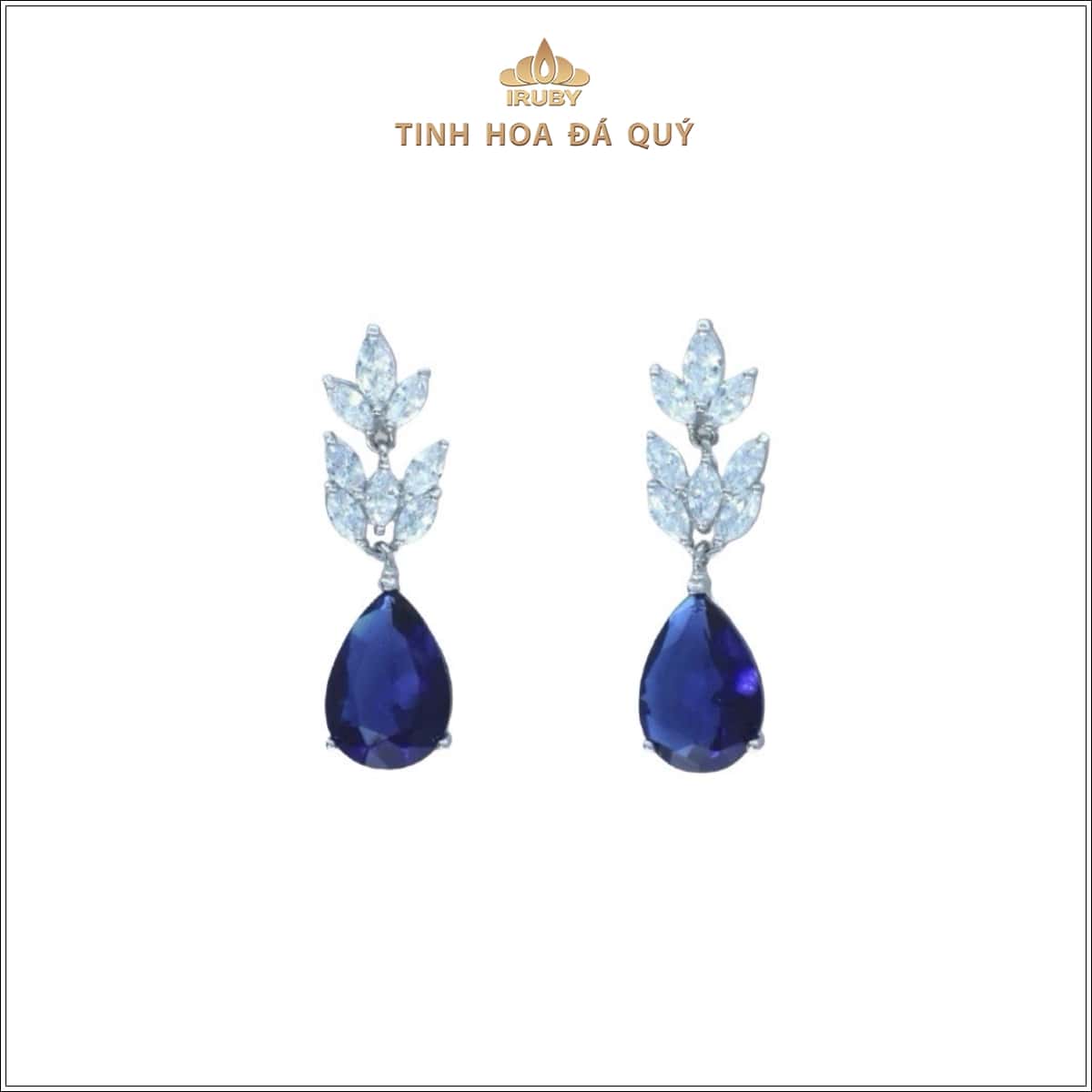 Mẫu đôi hoa tai Sapphire Crystal - IRBS 240113