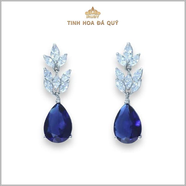 Mẫu đôi hoa tai Sapphire Crystal - IRBS 240113 hình ảnh 1