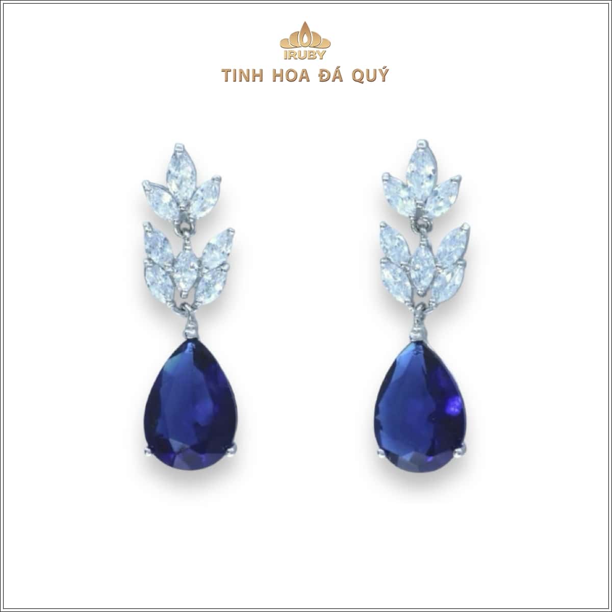 Mẫu đôi hoa tai Sapphire Crystal – IRBS 240113