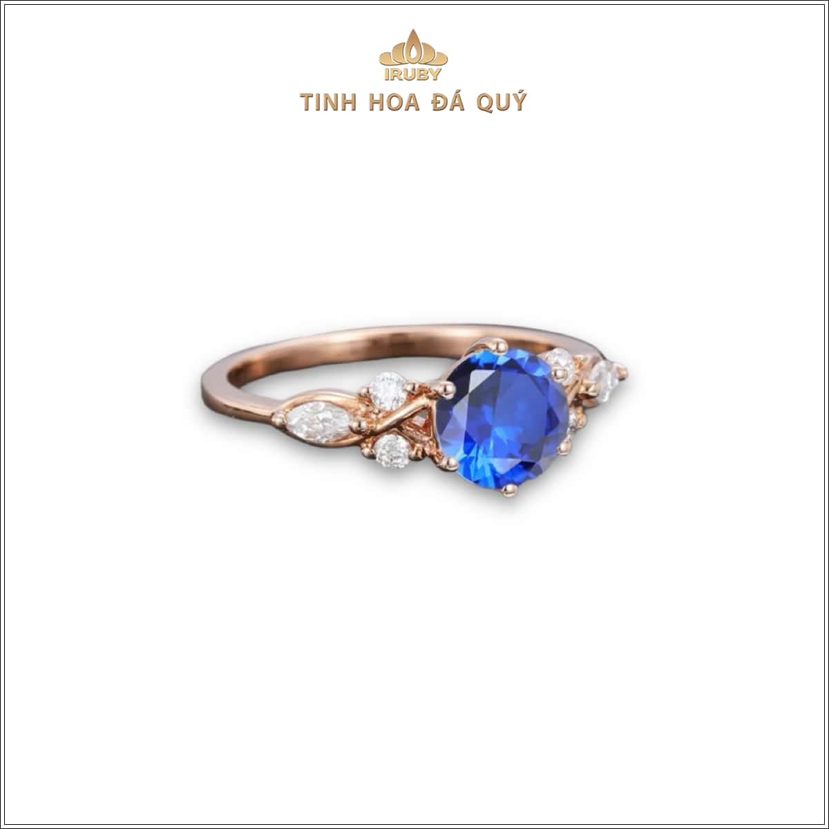 Mẫu nhẫn Sapphire xanh lam - IRBS 240104 hình ảnh 1