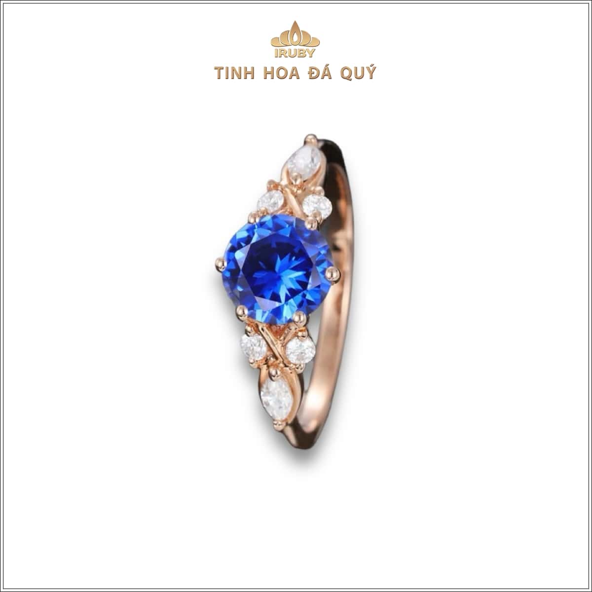 Mẫu nhẫn Sapphire xanh lam - IRBS 240104 hình ảnh 3