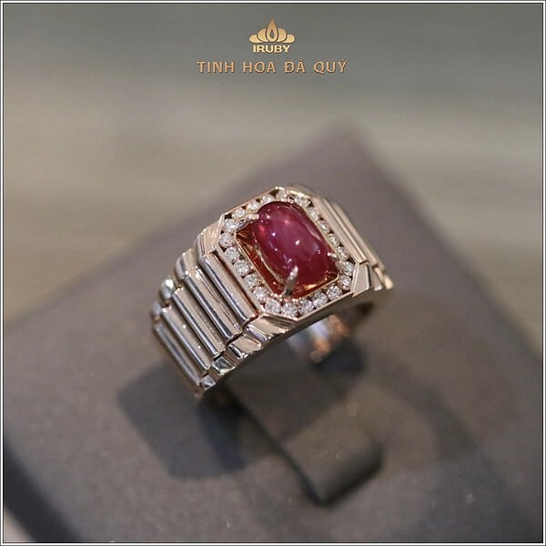 Nhẫn nam Ruby sao mẫu Rolex - IRRB 237271 hình ảnh 4