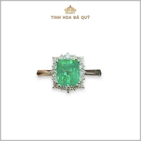 Nhẫn nữ Emerald kết Kim Cương - IREM 24118 hình ảnh